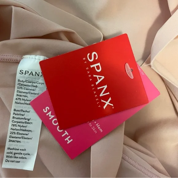 SPANX Smooth Tank Pink Size 2X NWT - Picture 6 of 7